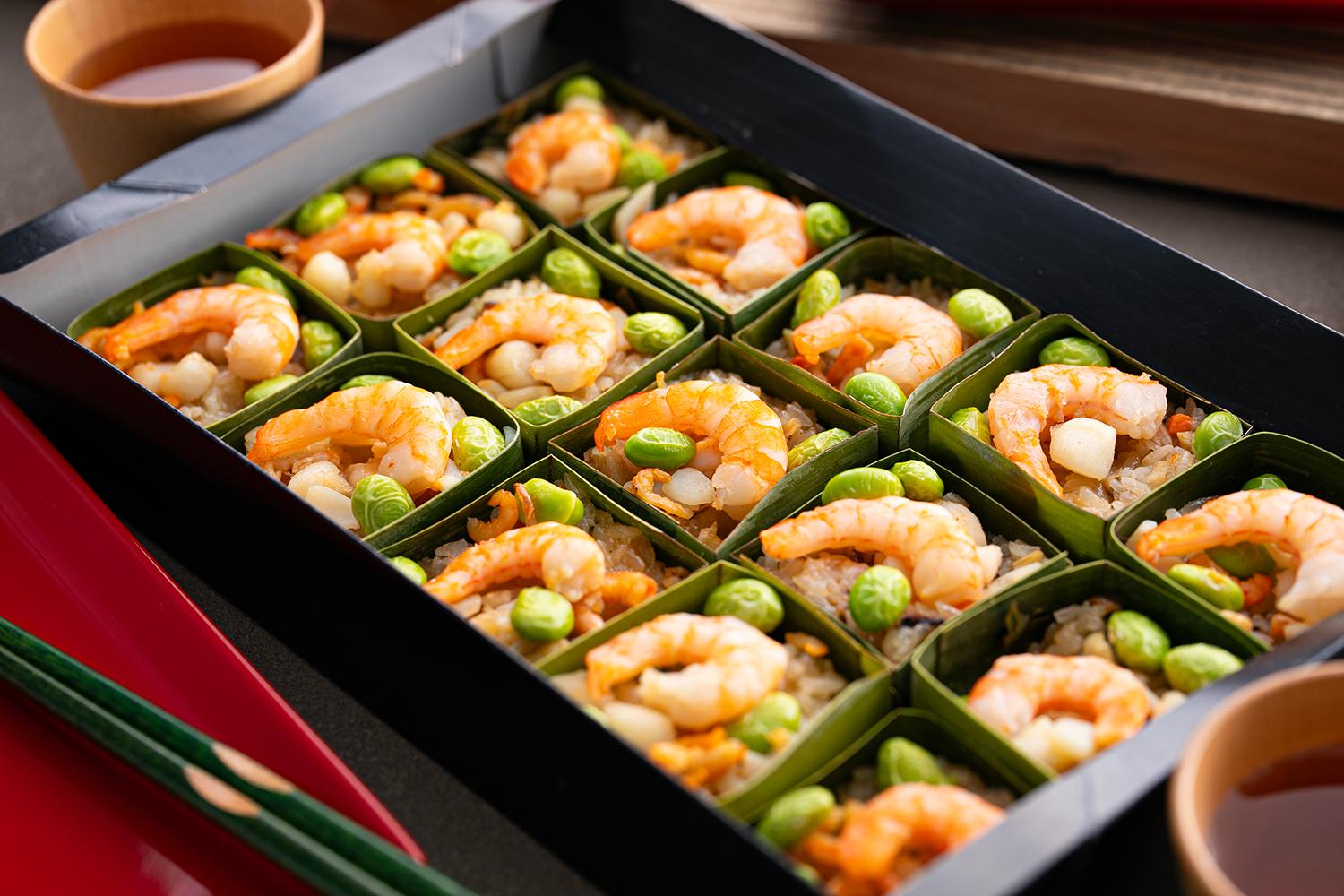 海鮮玉手箱おこわ