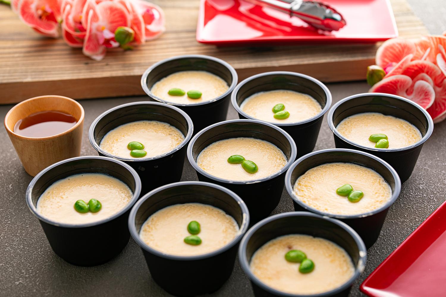 枝豆の茶碗蒸し