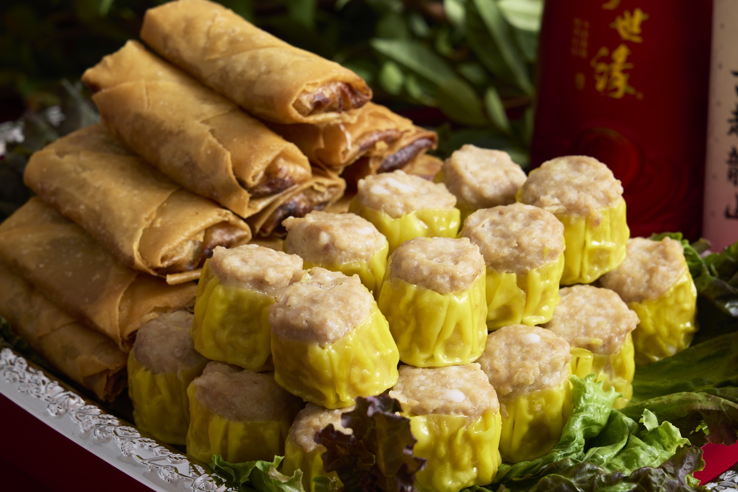 春巻きとシューマイは店舗手作り