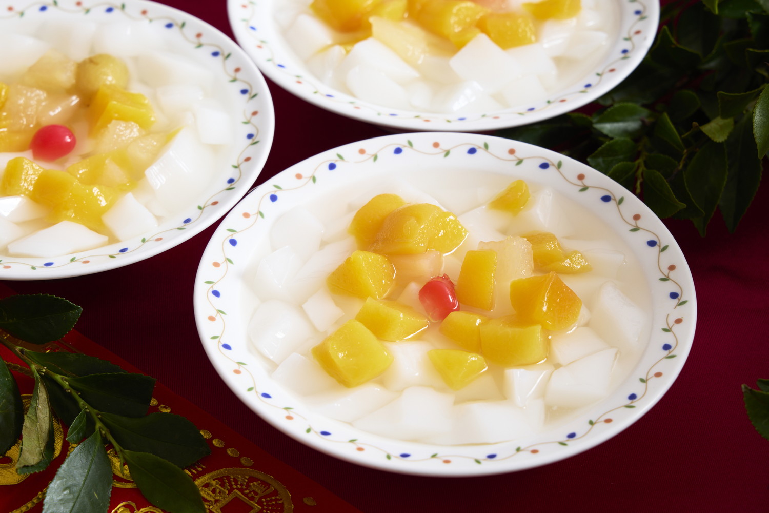 お口直しの杏仁豆腐