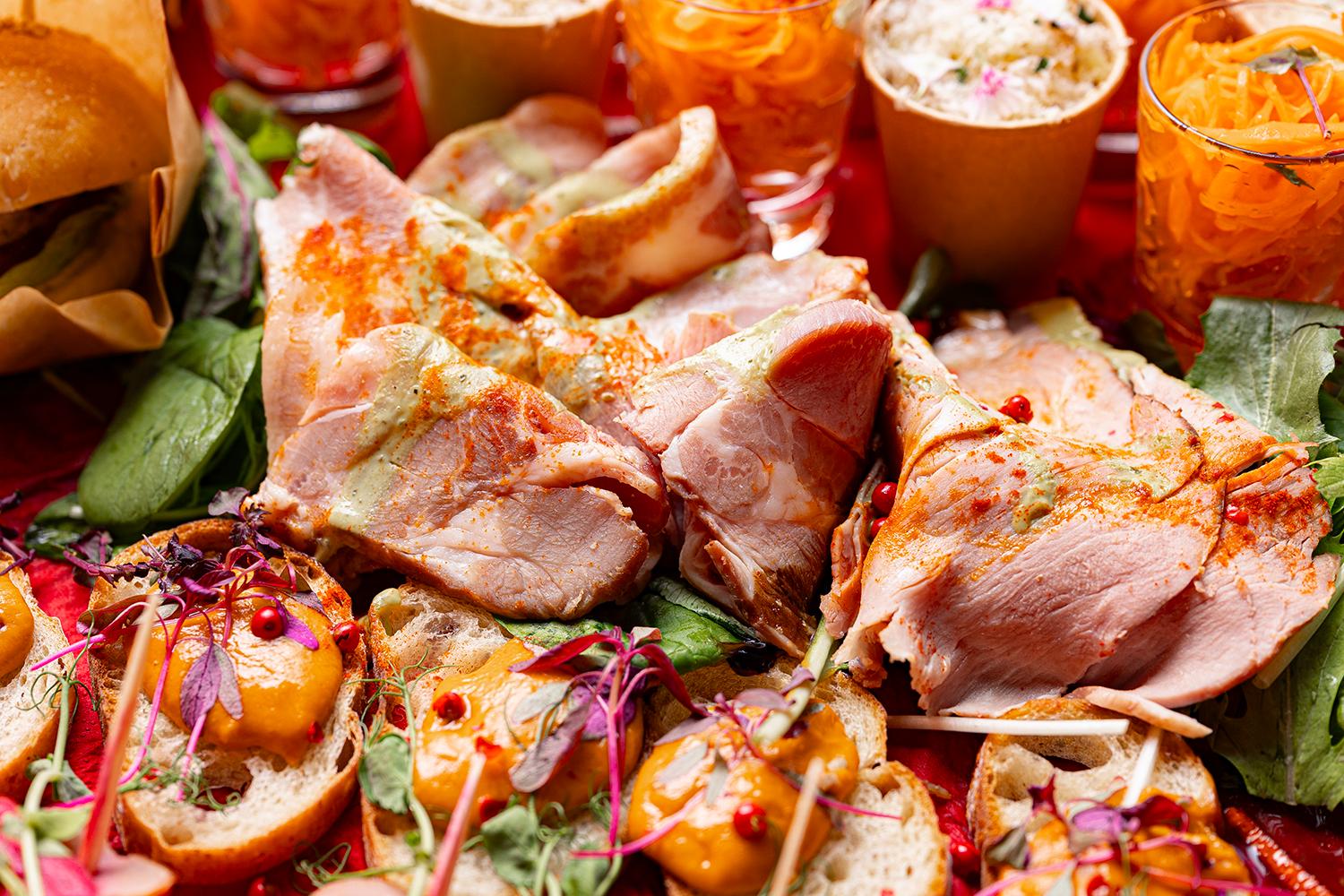 ローストポーク　～グリーンマスタード～