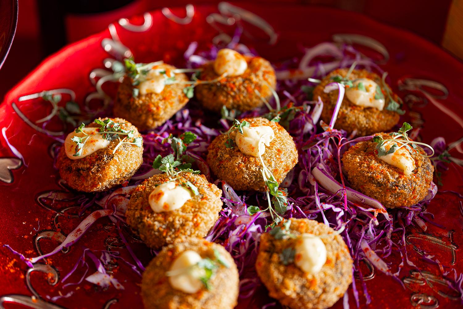 イカ墨リゾットのライスコロッケ～アイコリソース～