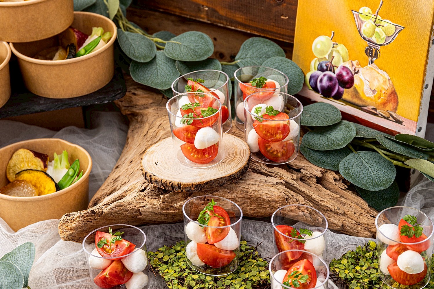 ブッファーラとトマトのカプレーゼ