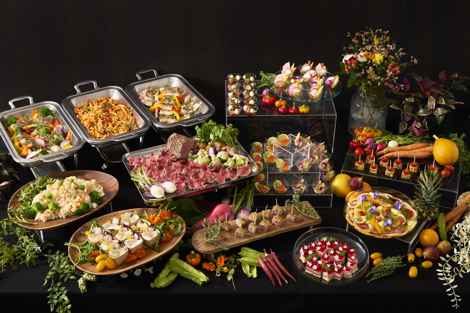 【期間限定20％割引￥7,500→￥6,000】フリードリンク付き Executive Party Buffet＜ローストビーフカッティング付き＞画像0