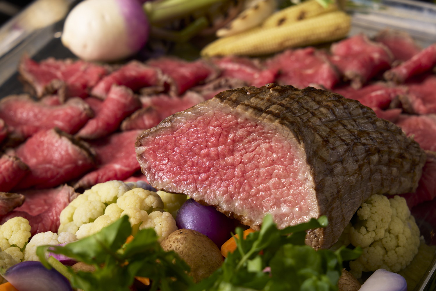 ローストビーフのカッティングサービス