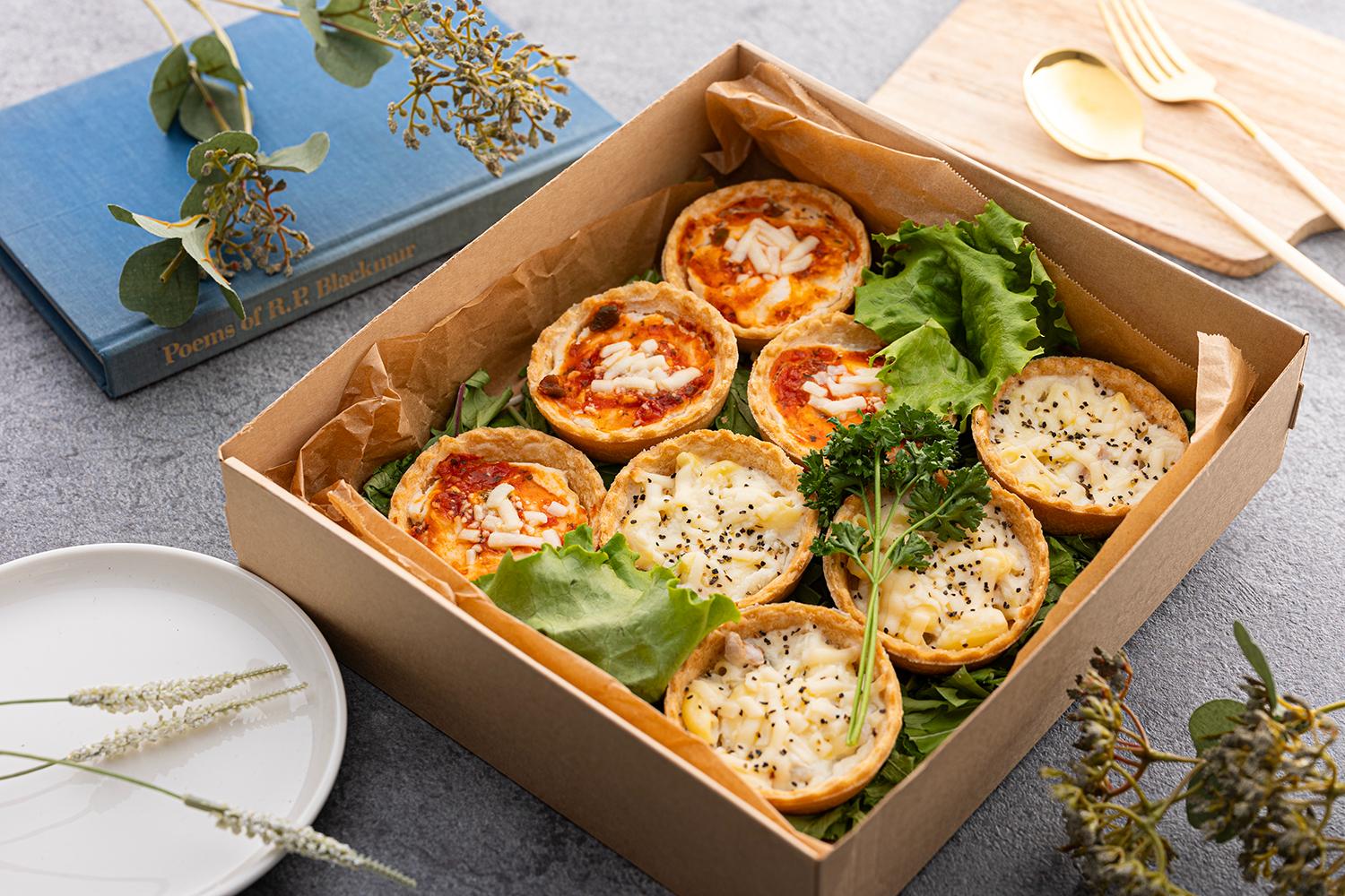 セイボリータルト（ホワイトグラタン・ホットサルサ）