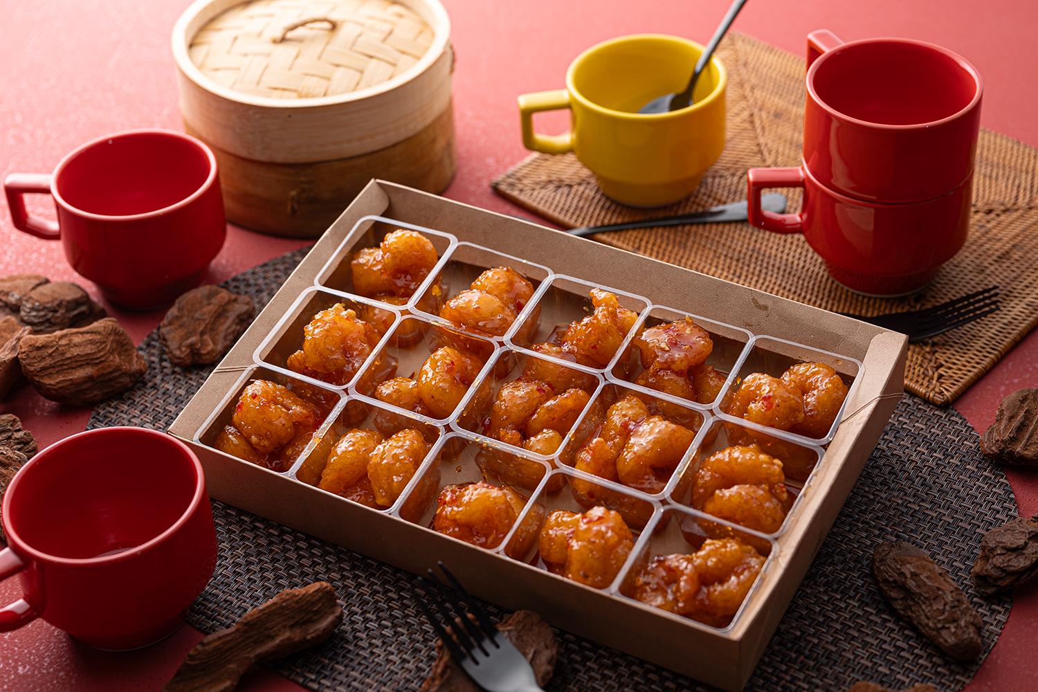 本格甘辛エビチリ
