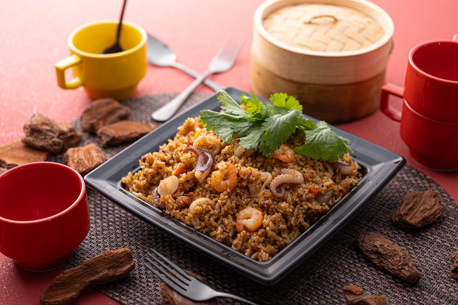 パクチー香るシーフード・ジャンバラヤ
