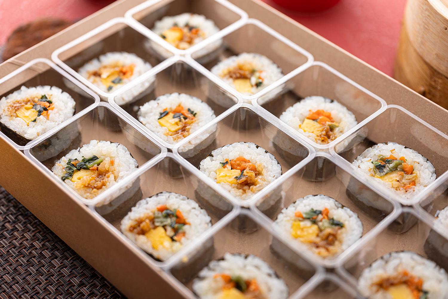 牛肉入りキンパ（韓国風海苔巻）
