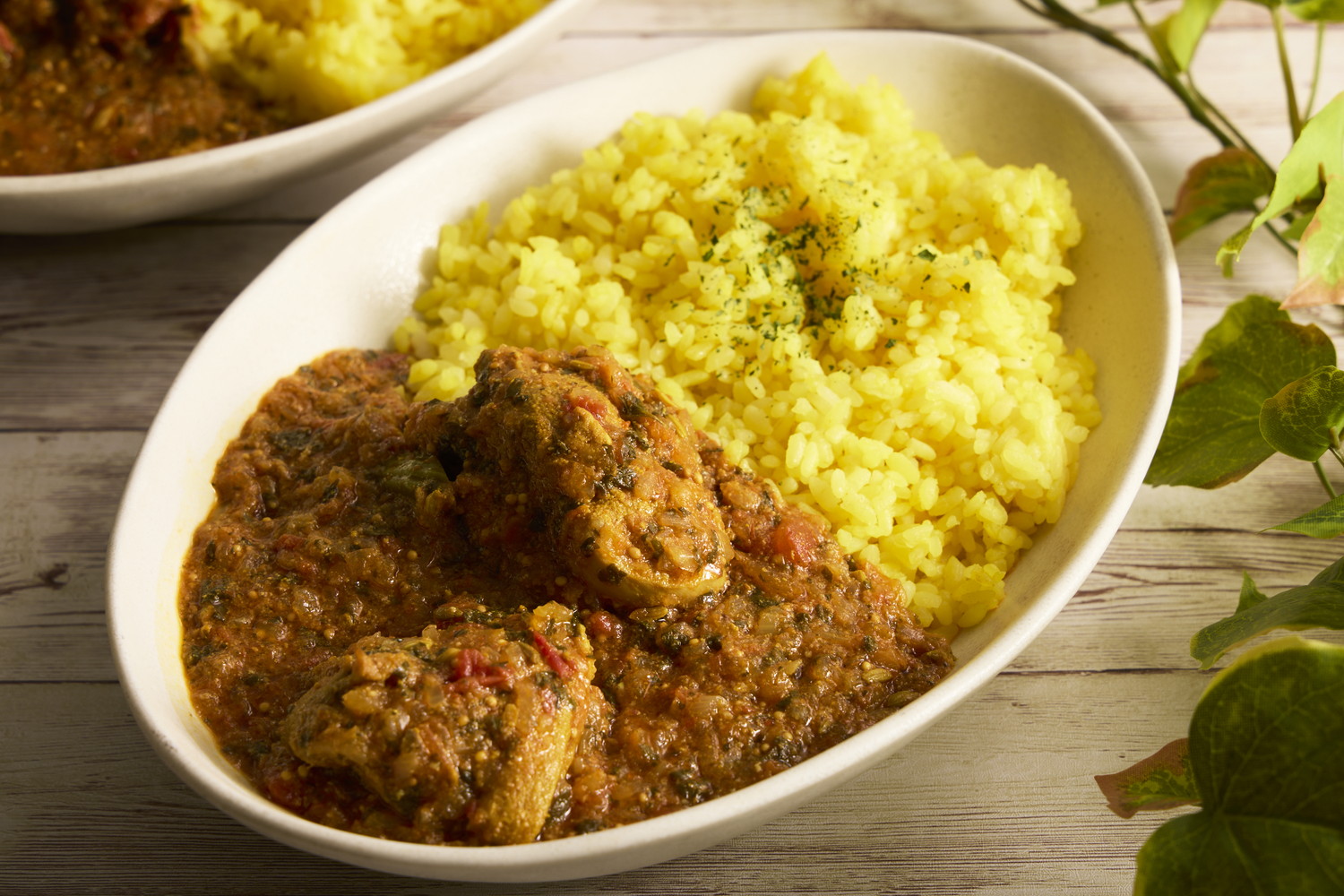 塩チキンとスパイス香る特製カレー（温）
