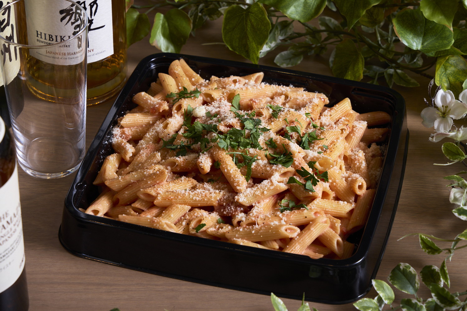 ペンネクリームナポリタン