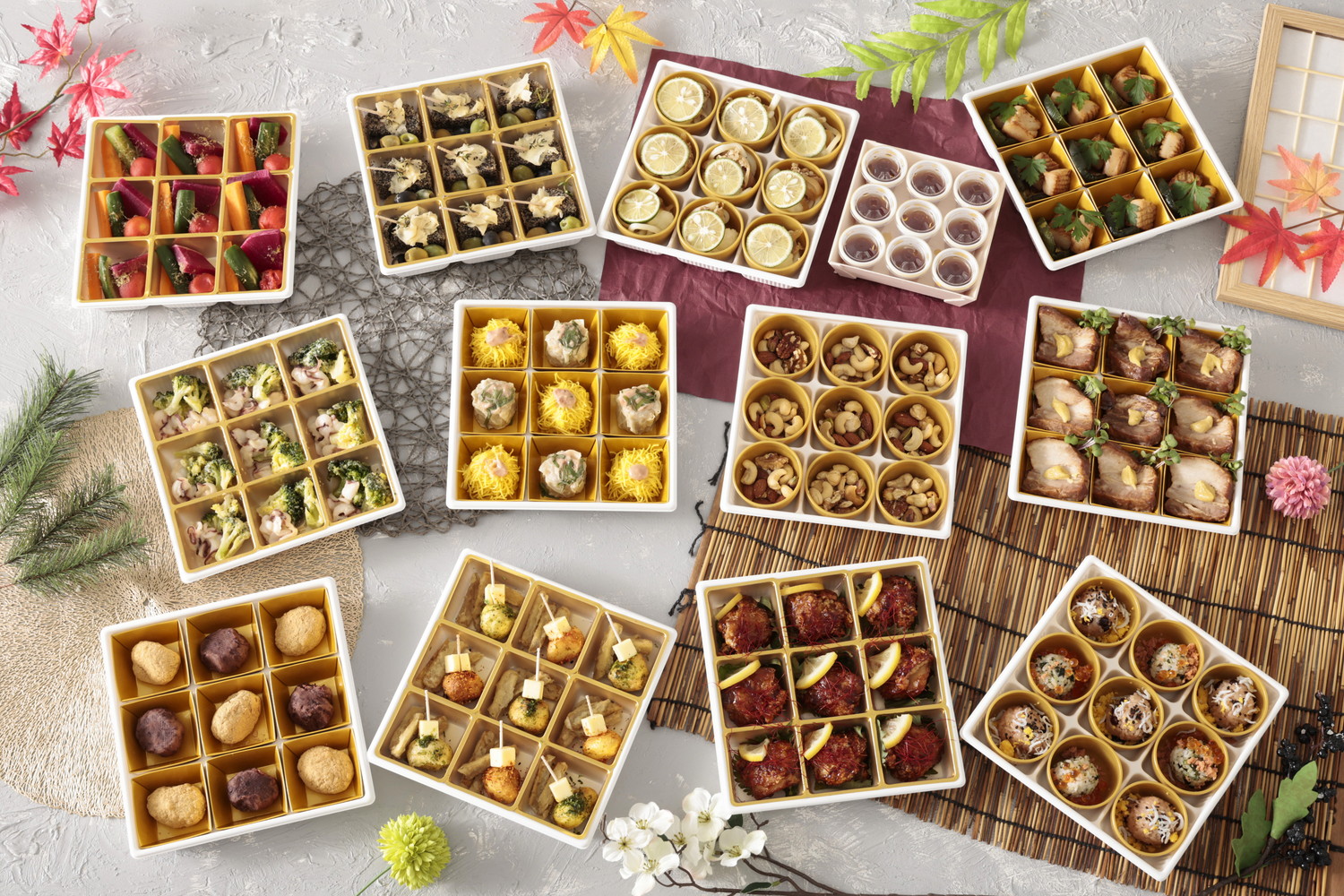 全14品　おもてなしにもぴったりな和テイスト　創作オードブル