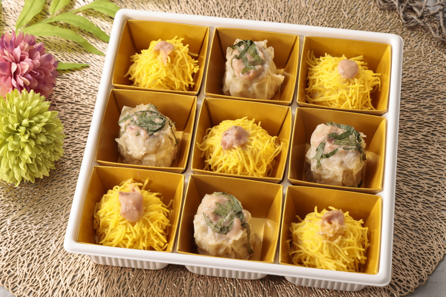 梅味噌シュウマイ&錦糸卵シュウマイ