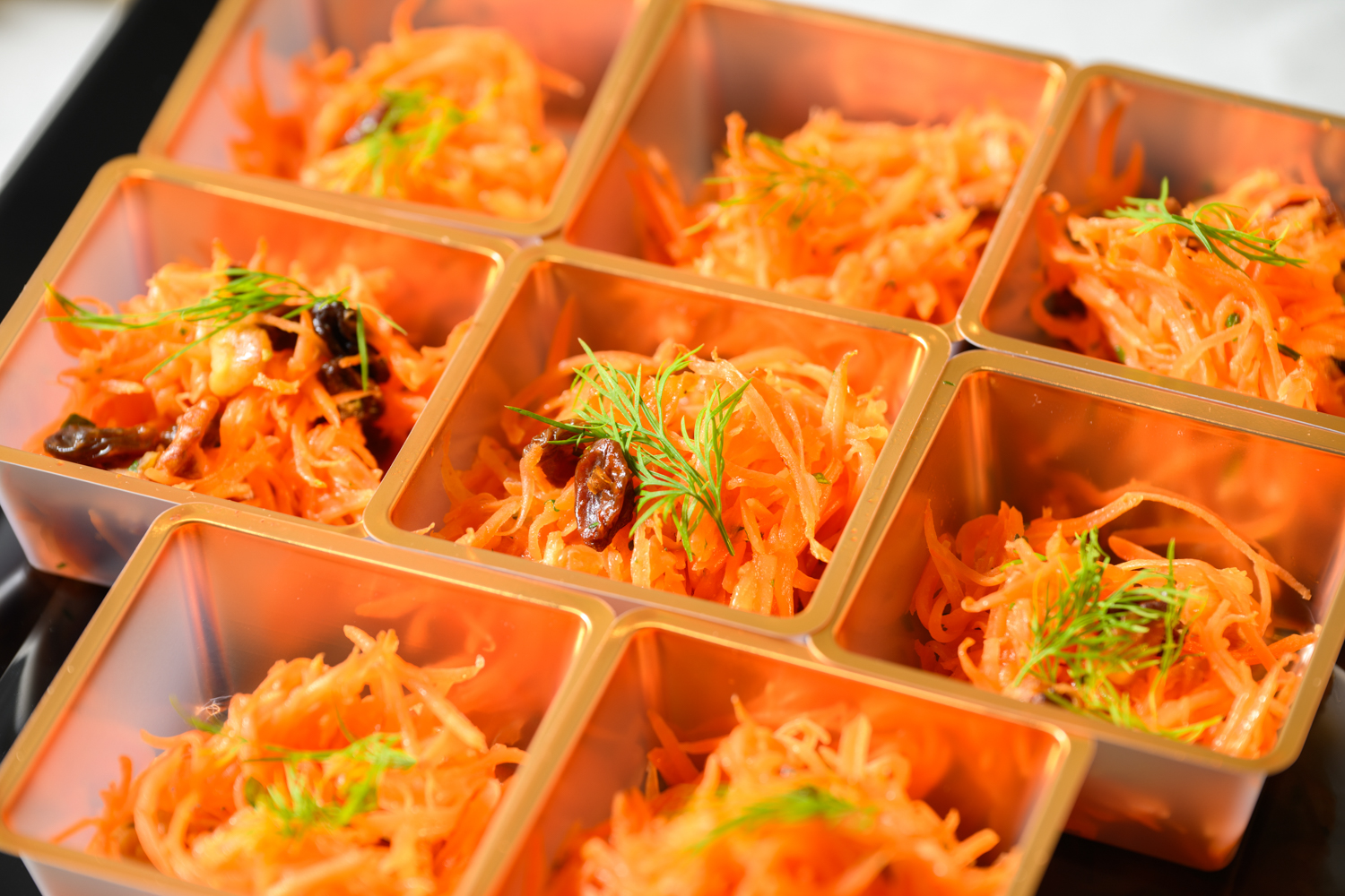 ナッツのレーズンの特性キャロットラペ