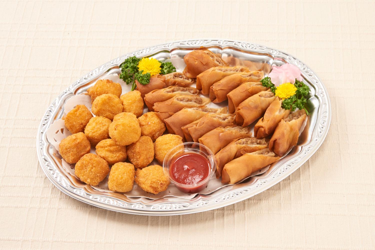 春巻き＆コーンコロッケ