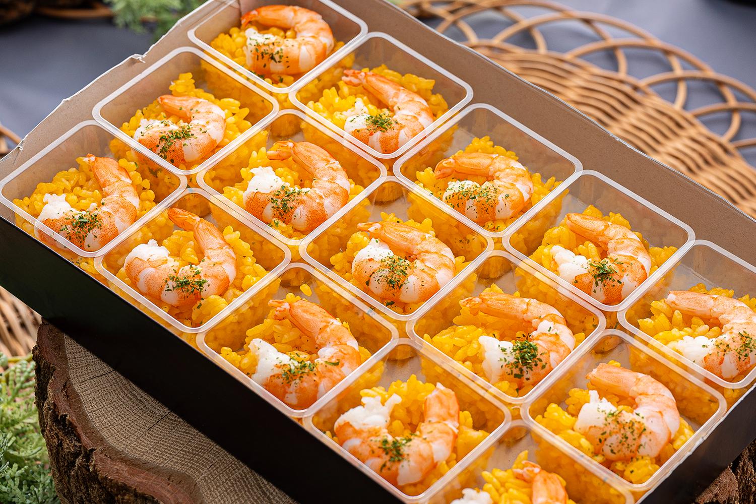 シーフードパエリア