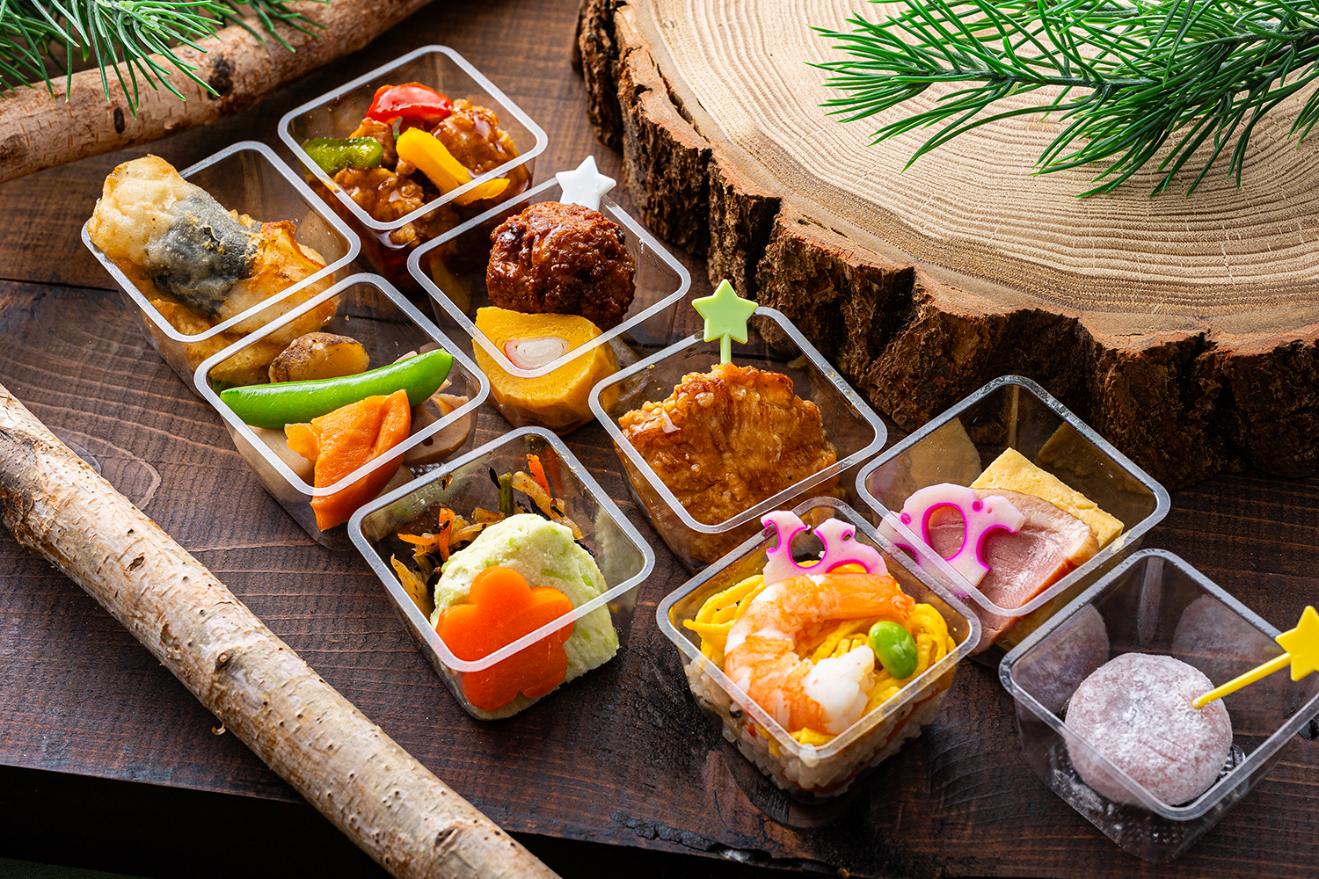 おひとり様あたりの全メニュー分量イメージ