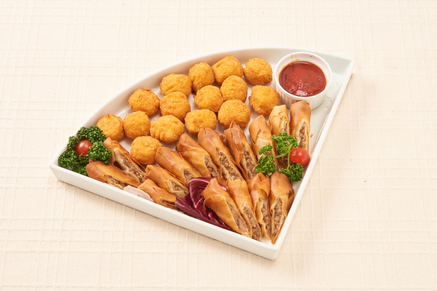 春巻き＆コーンコロッケ