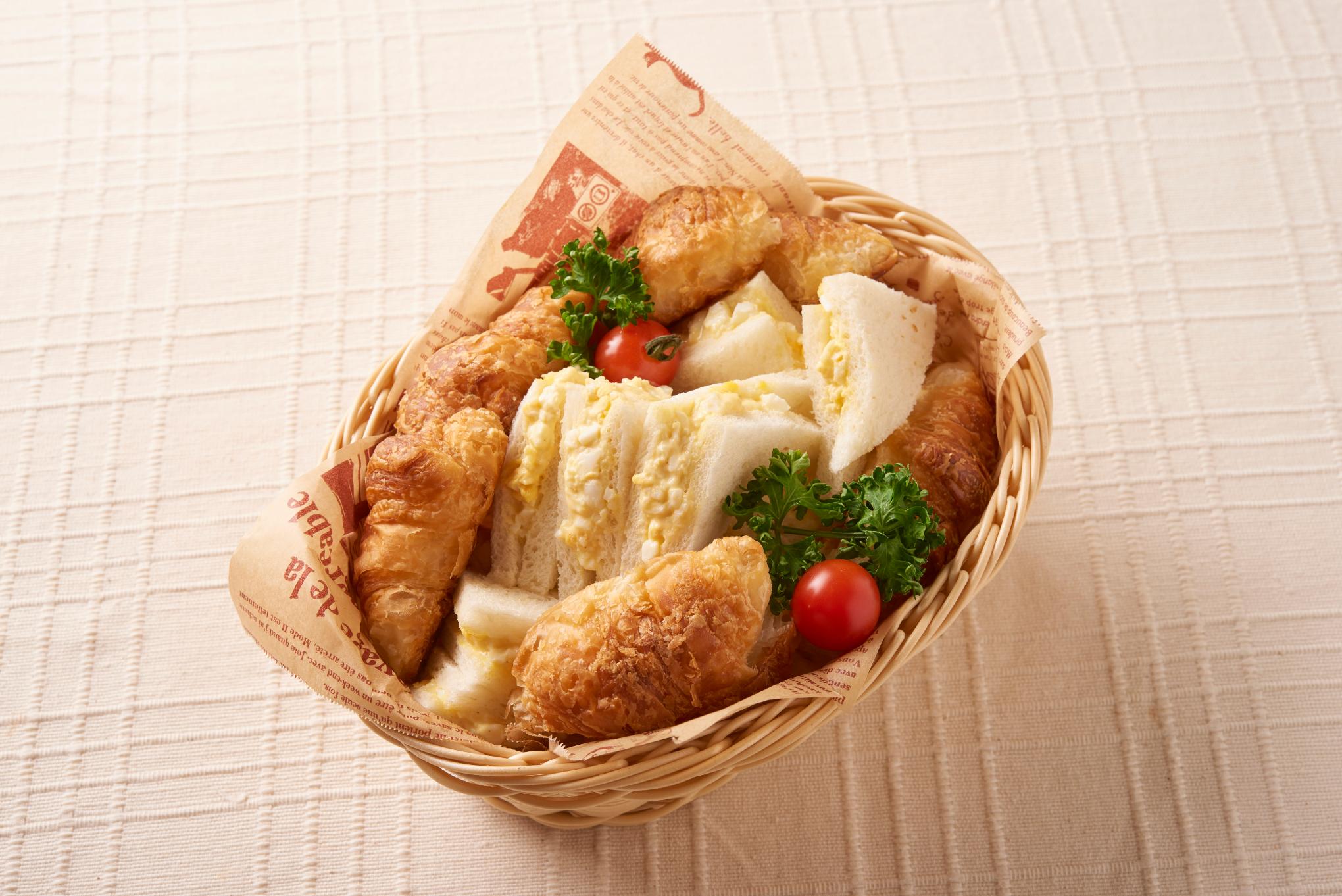 タマゴサンドイッチ＆クロワッサン