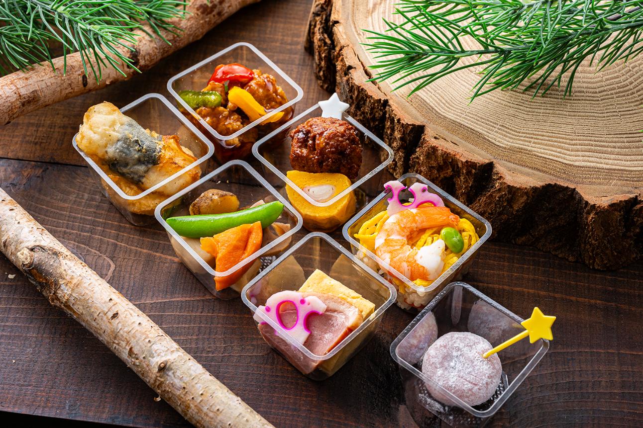 おひとり様あたりの全メニュー分量イメージ