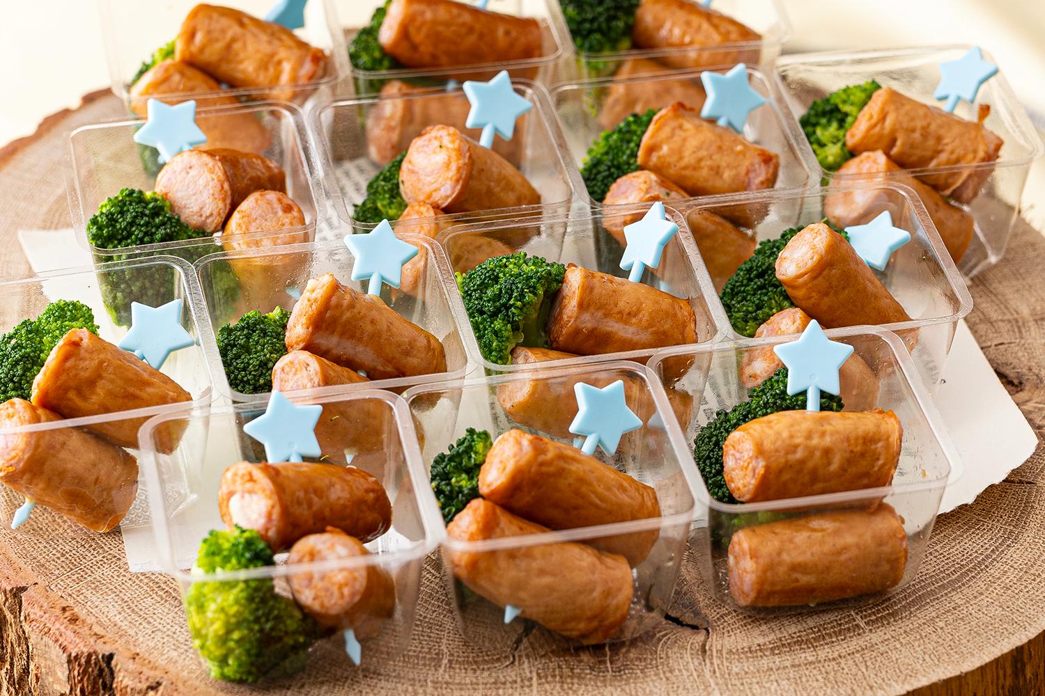 粗挽ウインナー＆ブロッコリー