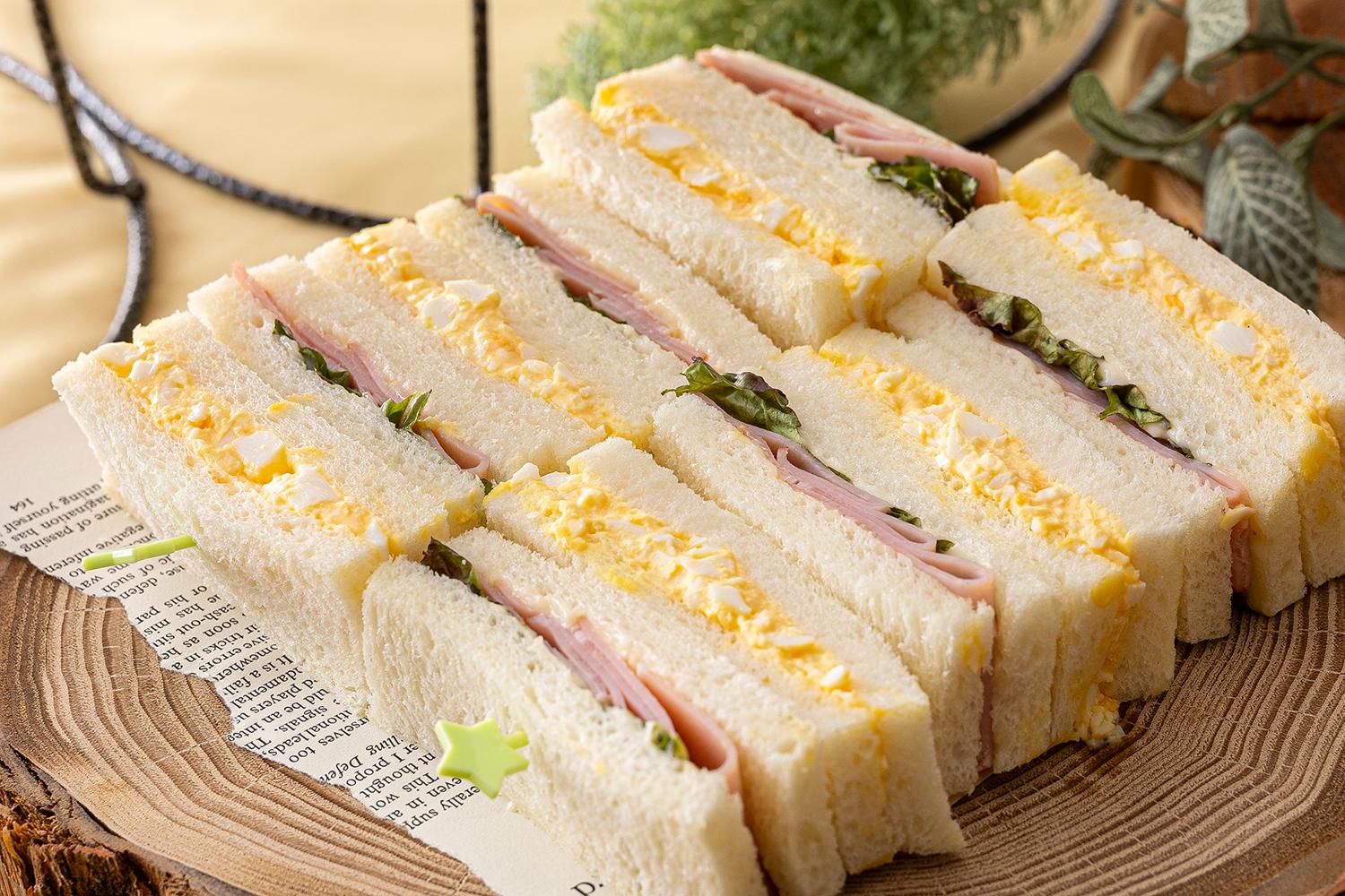 ハムサンド＆卵サンド