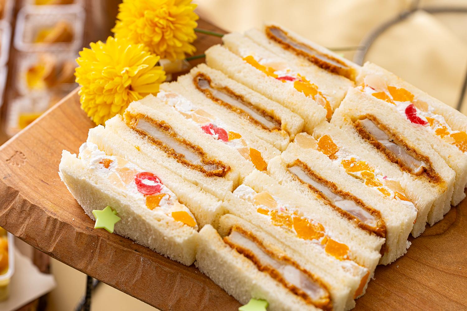 カツサンド＆フルーツサンド