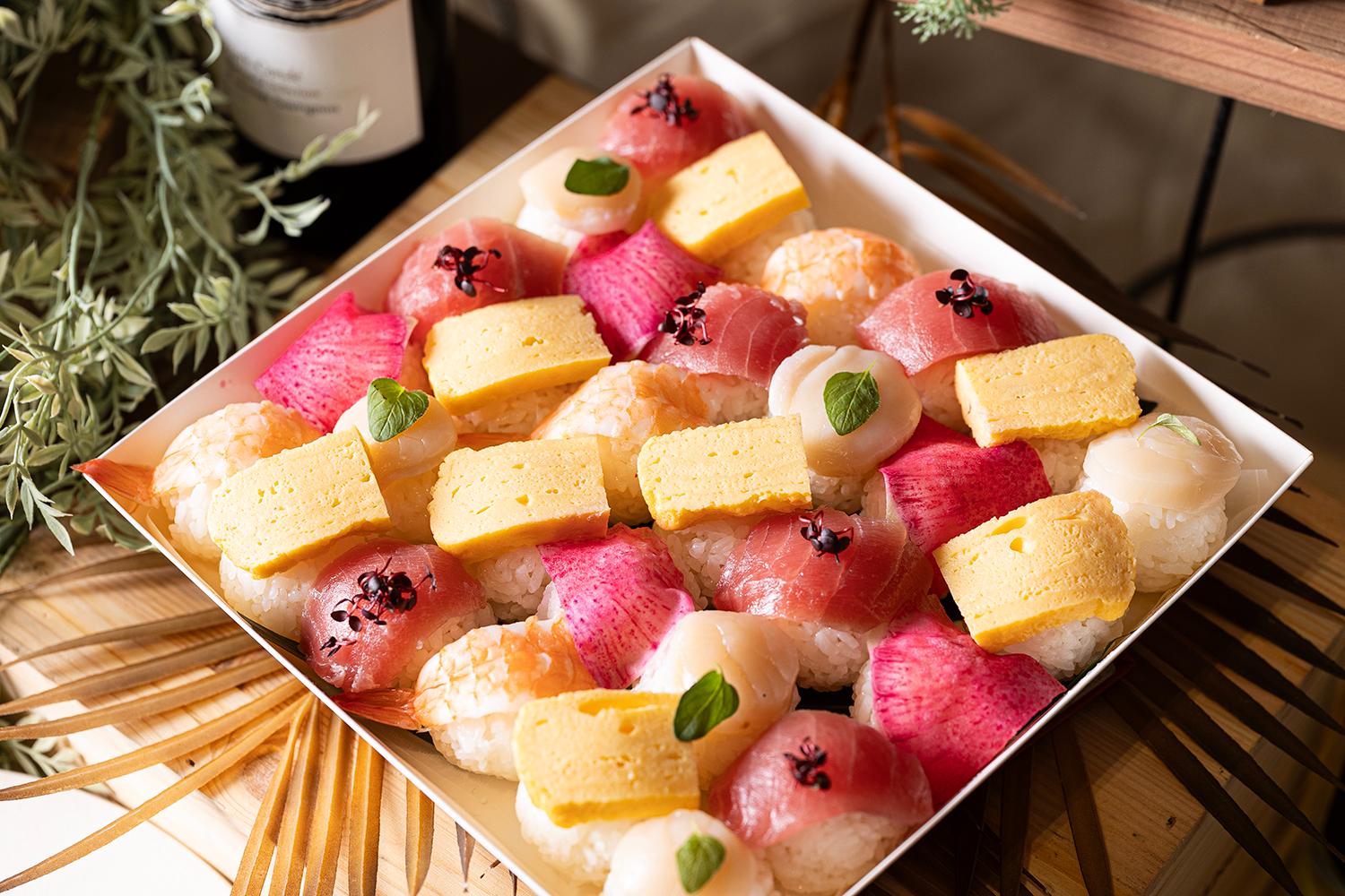 季節のてまり寿司