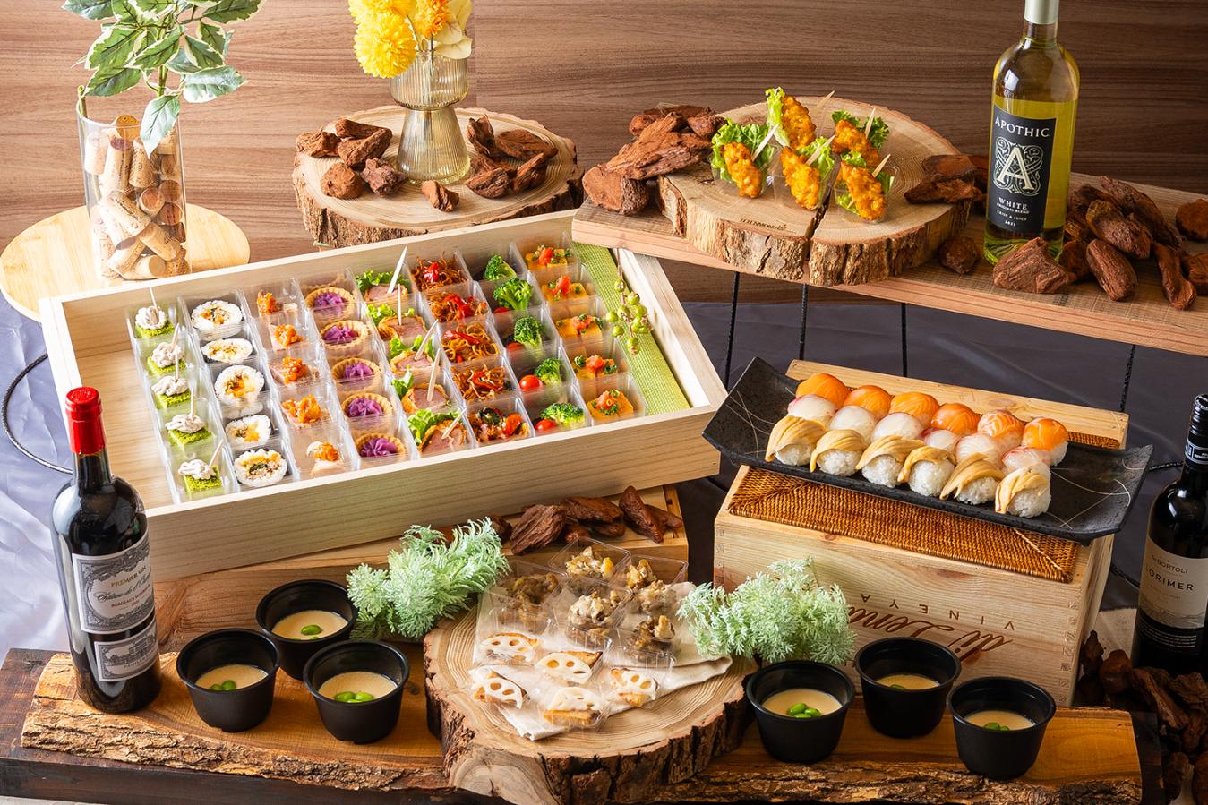 『全１３品』特製木箱ケータリングプラン〜飲み放題付プラン〜画像0