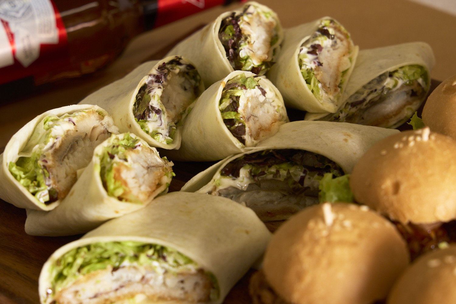 ラップサンド（チリミート・フィッシュ）