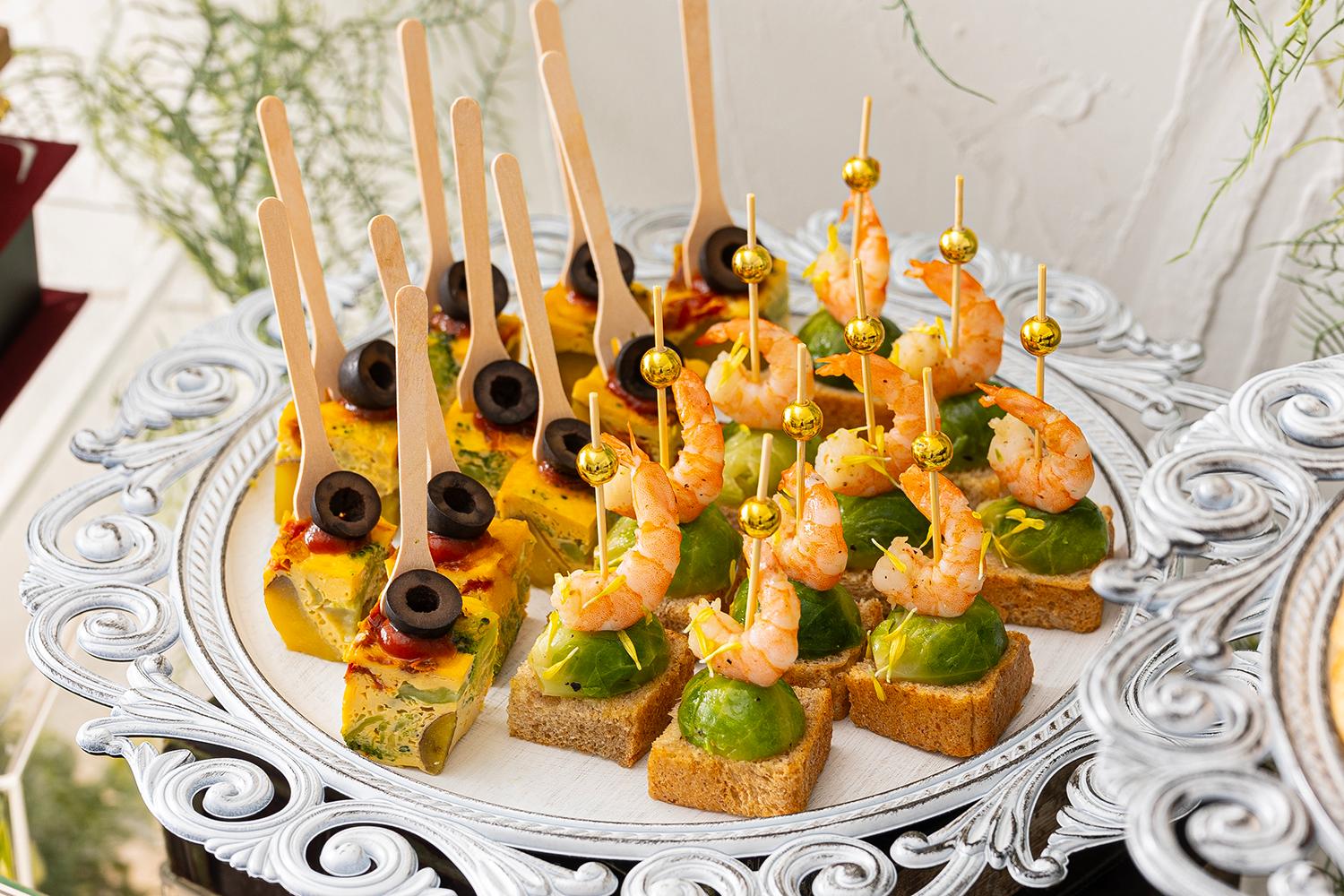 立食パーティーに最適なメニュー