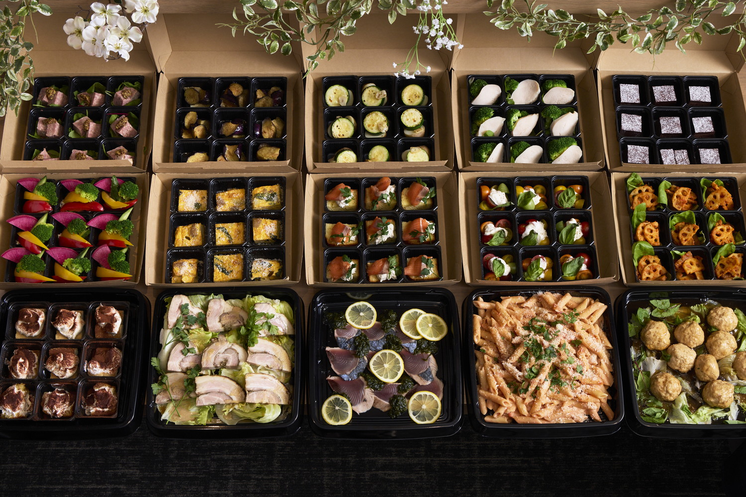 彩りと盛り付けの美しさ