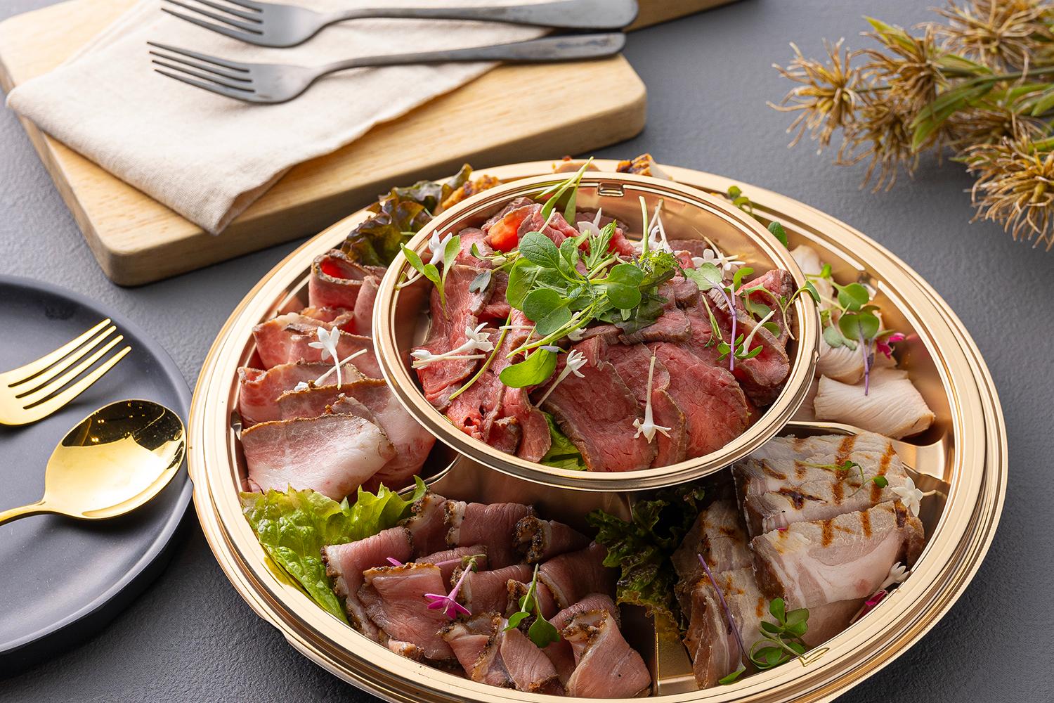 充実したオプション料理