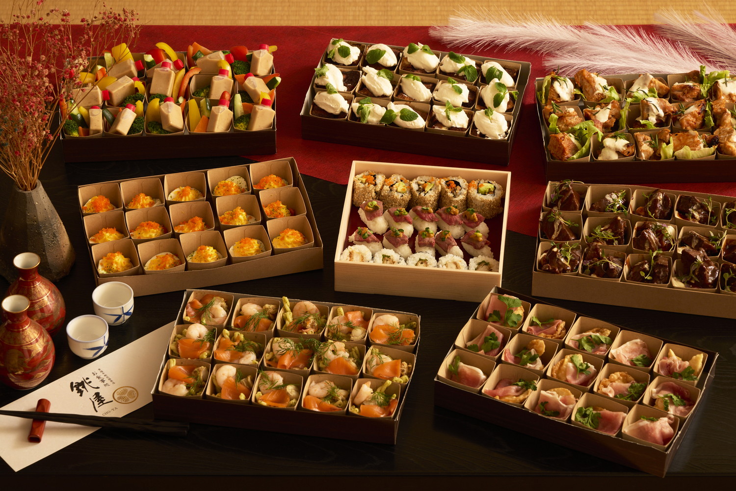 飽きさせない「和洋中ミックス」